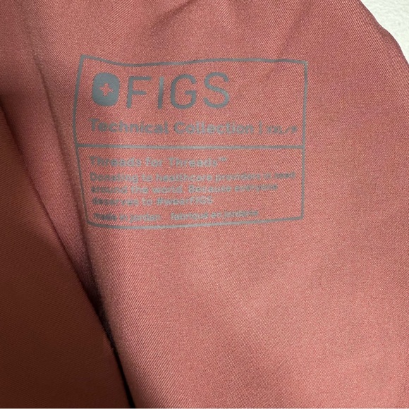 Figs Mauve High Waisted Zamora Scrub Pants size XXL/P NWOT - Picture 5 of 5